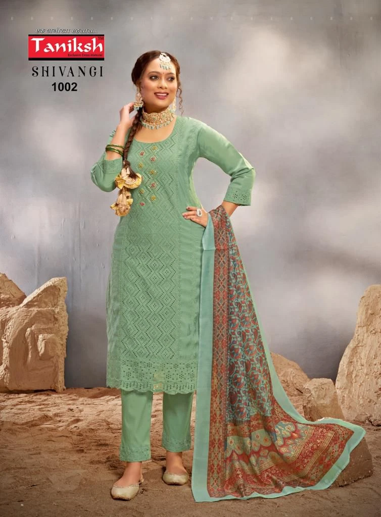Taniksh Shivangi Vol 1 Muslin Wholesale Readymade Salwar Suit Catalog — Wholesale Readymade Suit, MPA wholesale from Surat - Gallery Image 6